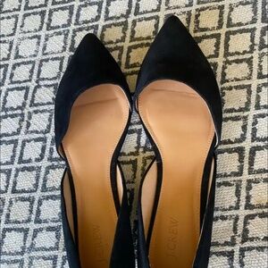 J.Crew Black Suede Flats - size 11
